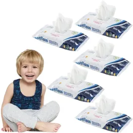 chusteczki-nawilzane-wodne-mokre-dla-dzieci-niemowlat-delikatne-5-x-50szt