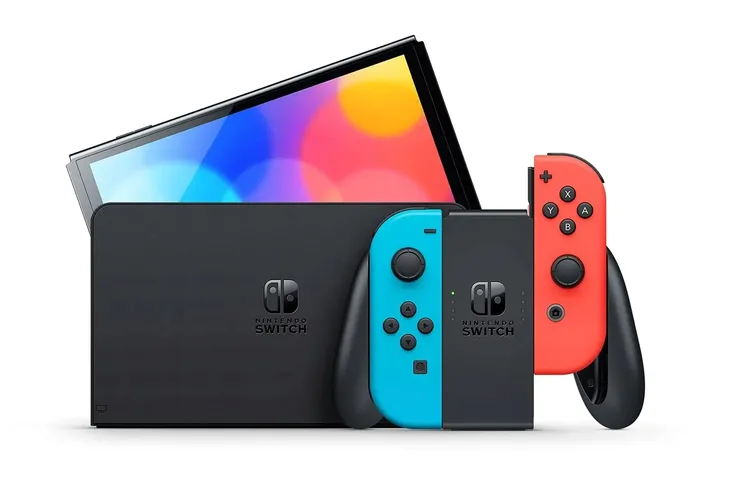 Konsola Nintendo Switch OLED Red & Blue + 128gb