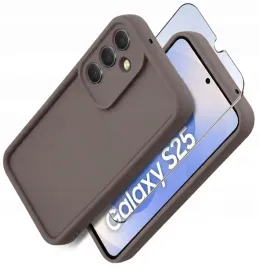etui-do-samsung-s25-silikonowe-matowe-szklo-ochronne-na-ekran-9h