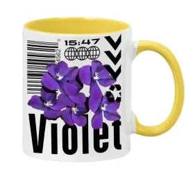 kubek-ceramiczny-zolty-330-ml-kwiaty-rozne-wzory