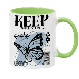kubek-ceramiczny-zielony-330-ml-kwiaty-rozne-wzory