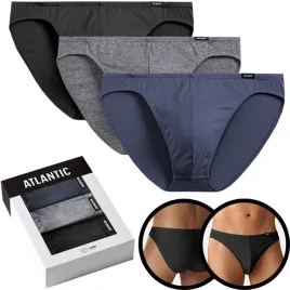 atlantic-majtki-meskie-slipy-mini-3bmp230-cza-szm-grf-xl