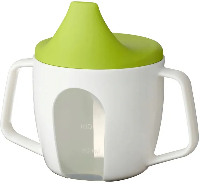 KUBEK DO NAUKI PICIA IKEA BORJA z dziubkiem i uszami dla dzieci 200ml
