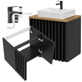 szafka-lazienkowa-wiszaca-z-umywalka-bateria-i-blatem-czarne-lamele-60cm