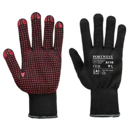 rekawica-polka-nylonowa-i-nakrapiana-czarny-r-xs