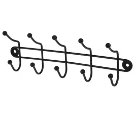 wieszak-scienny-drazek-z-haczykami-na-kolki-czarny-5-ramienny-10-haczykow