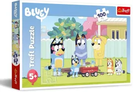 puzzle-100-elementow-wesoly-swiat-bluey-ukladanka-trefl-bajka-pieski-bingo