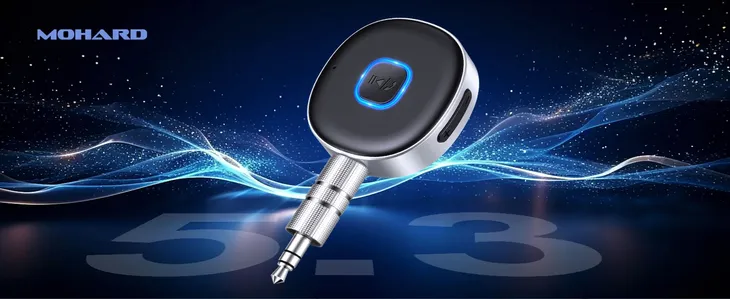 mohard-samochodowy-adapter-aux-35-mm-mini-bluetooth-5-3-bluetooth-stan-nowy-stan-opakowania-oryginalne