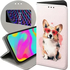 etui-z-klapka-do-xiaomi-redmi-note-9-wzory-corgi-pieski-piesek-lapa-futeral