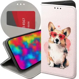 etui-z-klapka-do-xiaomi-poco-x7-pro-5g-wzory-corgi-pieski-piesek-lapa-case