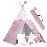 tipi-namiot-dla-dzieci-dziewczynki-teepee-wigwam-lampki-poduszki-nukido-bohater-brak