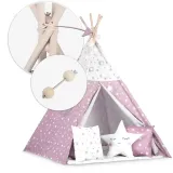 tipi-namiot-dla-dzieci-dziewczynki-teepee-wigwam-lampki-poduszki-nukido-waga-z-opakowaniem-4-6-kg