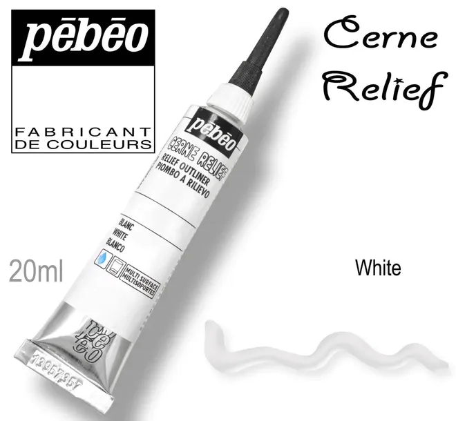 Konturówka CerneRelief PEBEO do szkła, ceramiki i metalu 20 ml (na zimno) -