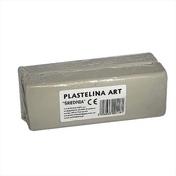 Plastelina artystyczna ART 500 g - SZARA