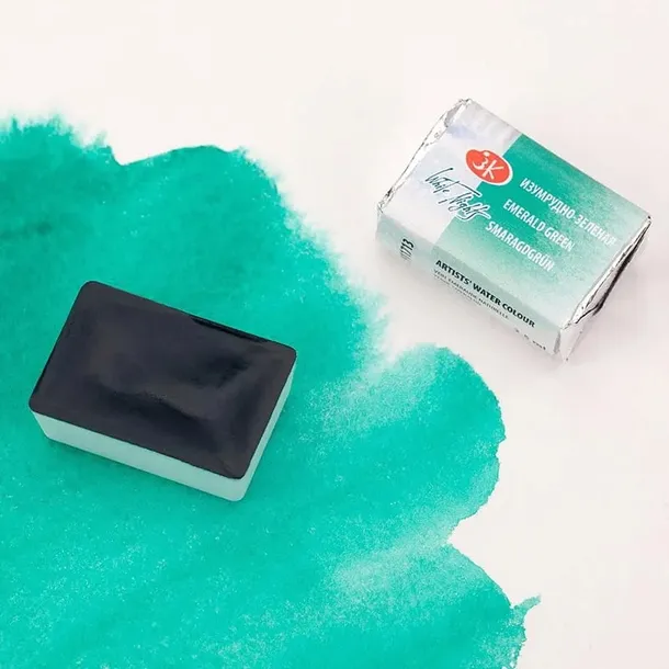 akwarela-biale-noce-713-emerald-green
