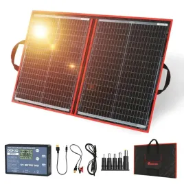 przenosny-panel-sloneczny-dokio-solarny-110w-18v-kontroler-12v-akumulator