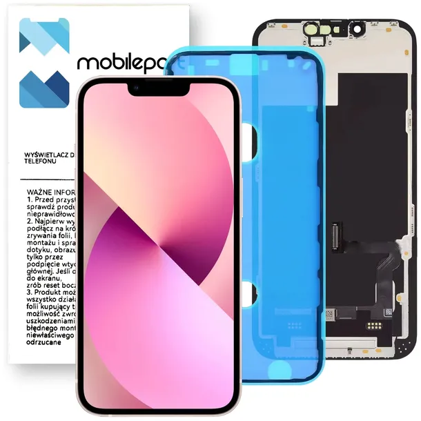 WYŚWIETLACZ DO IPHONE 13 LCD EKRAN RAMKA + USZCZELKA INCELL