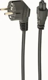 kabel-gembird-c5-do-schuko-1m-z-certyfikatem-vde-czarny