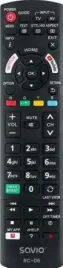 pilot-uniwersalny-savio-rc-06-do-telewizora-panasonic-czarny