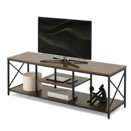 elegancki-stolik-pod-telewizor-rtv-140-cm-z-polkami-juka-orzech-czarny