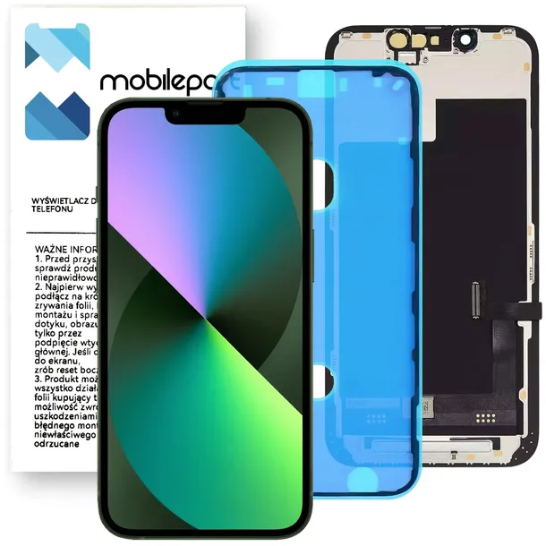 WYŚWIETLACZ DO IPHONE 13 MINI LCD EKRAN RAMKA + USZCZELKA INCELL