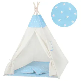 namiot-tipi-dla-dzieci-wigwam-blekitny-w-gwiazdki-xxl