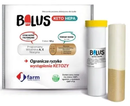 BOLUS KETO-HEPA 4 x 160 g JFarm na ketozę regeneracja i wspomaganie wątroby