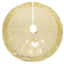 dywanik-pod-choinke-106-cm-zloty-z-mikolajem-mata-na-prezenty