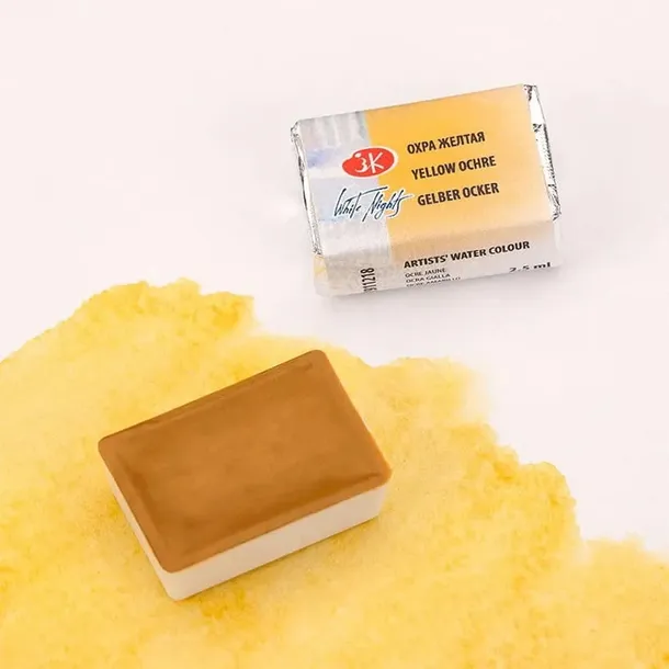 akwarela-biale-noce-218-yellow-ochre
