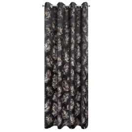 zaslona-gloria2-140x250-cm-czarna-polysk-lisci-welwet-na-przelotkach