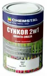 chemstal-cynkor-2w1-gruntoemalia-biala-ral-9010-mat-5l