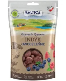 baltica-przysmaki-regionow-smaczki-dla-psa-bez-zboz-indyk-owoce-lesne-100g