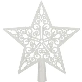 czubek-na-choinke-22-cm-szpic-azurowa-gwiazda-biala-brokatowa
