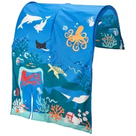 ikea-kura-baldachim-wzor-zwierzeta-oceanu
