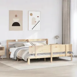 vidaxl-rama-lozka-z-wezglowiem-200x200-cm-lite-drewno-sosnowe