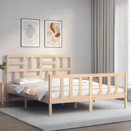 vidaxl-rama-lozka-bez-materaca-160x200-cm-lite-drewno-sosnowe