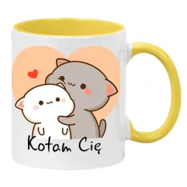 kubek-ceramiczny-zolty-kubek-dla-zakochanych-slodkie-kotki-koty-prezent