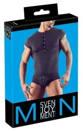 svenjoyment-koszulka-meska-czarna-elastyczna-zatrzaski-s
