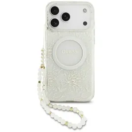 guess-iml-flowers-electro-pearl-strap-magsafe-etui-iphone-17-pro-max-bialy