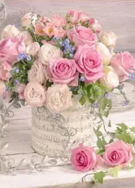 malowanie-po-numerach-bukiet-roz-roze-kwiaty-obraz-z-rama
