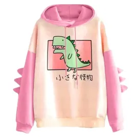 damska-bluza-z-kapturem-japonski-dinozaur-m