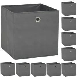 vidaxl-pudla-do-przechowywania-z-wlokniny-10-szt-32x32x32-cm-szare