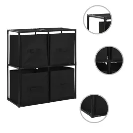 vidaxl-szafka-4-kosze-z-tkaniny-czarne-63x30x71-cm-stal