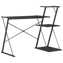 vidaxl-biurko-z-polka-czarne-116x50x93-cm