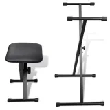 statyw-pod-keyboard-regulowany-z-taboretem-stan-nowy