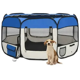 vidaxl-skladany-kojec-dla-psa-z-torba-niebieski-125x125x61-cm