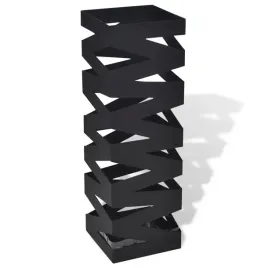 vidaxl-kwadratowy-stojak-na-parasole-i-laski-czarny-stalowy-485-cm