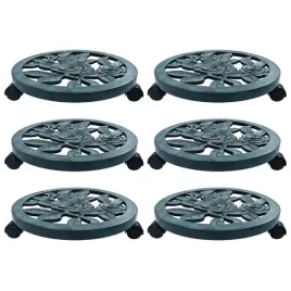 vidaxl-stojaki-na-kolkach-pod-donice-6-szt-zielone-38-cm-plastik