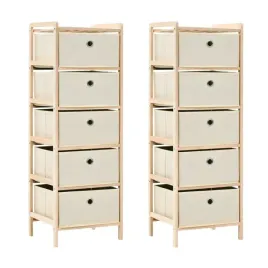vidaxl-regal-z-5-koszami-z-tkaniny-drewno-cedrowe-bezowy
