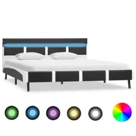vidaxl-rama-lozka-z-led-szara-sztuczna-skora-140x200-cm